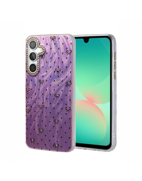 Newface Samsung Galaxy A26 Kılıf Blade Aynalı Desenli Kapak - Desen 2