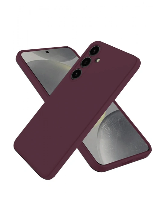 Newface Samsung Galaxy A26 Kılıf First Silikon - Mürdüm