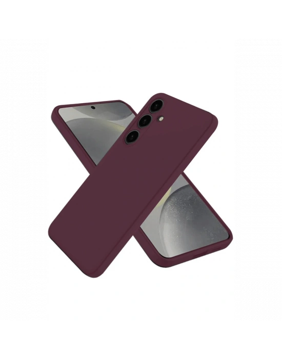 Newface Samsung Galaxy A26 Kılıf First Silikon - Mürdüm