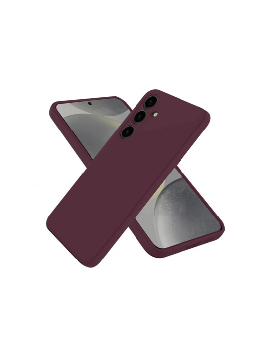 Newface Samsung Galaxy A26 Kılıf First Silikon - Mürdüm