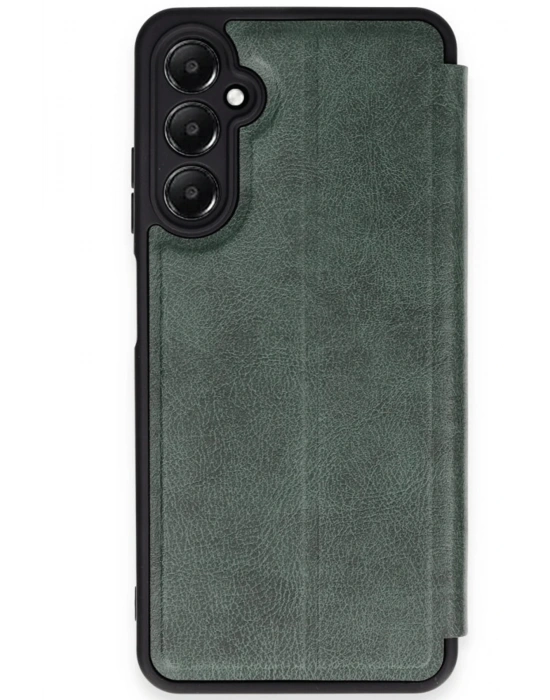 Newface Samsung Galaxy A26 Kılıf Flip Cover - Koyu Yeşil