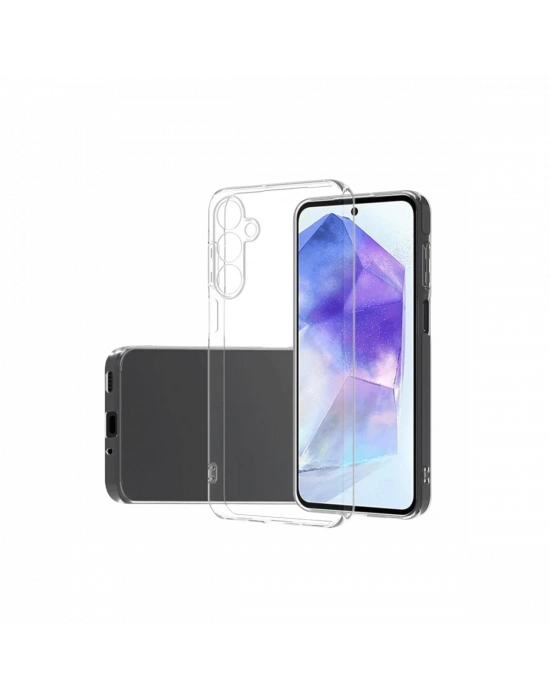 Newface Samsung Galaxy A26 Kılıf Lüx Şeffaf Silikon