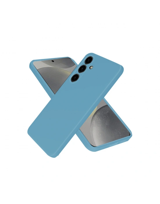 Newface Samsung Galaxy A26 Kılıf Nano içi Kadife Silikon - Mavi