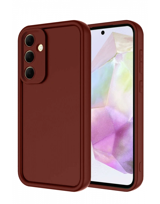 Newface Samsung Galaxy A26 Kılıf Viera Silikon - Bordo