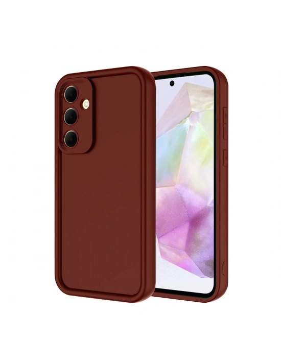 Newface Samsung Galaxy A26 Kılıf Viera Silikon - Bordo