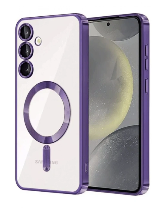 Newface Samsung Galaxy A26 Kross Magneticsafe Kapak - Mor