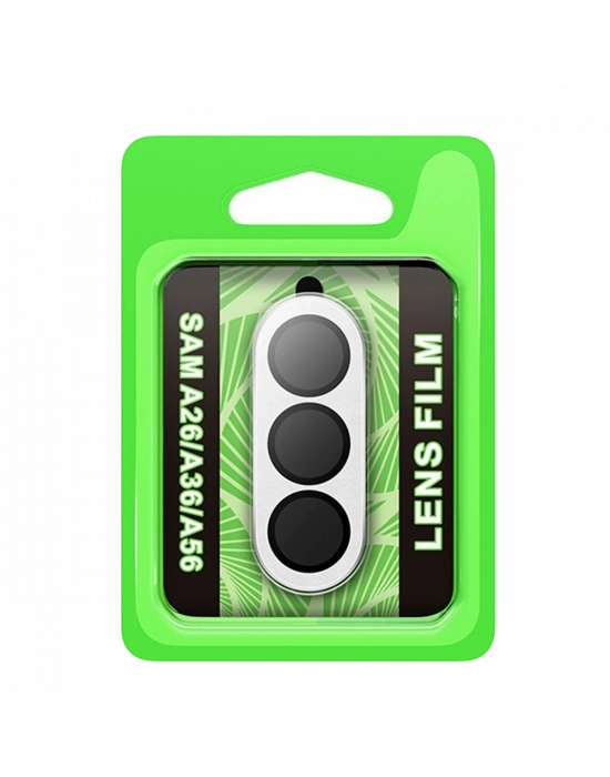 Newface Samsung Galaxy A26 Raze Metal Kamera Lens - Gümüş