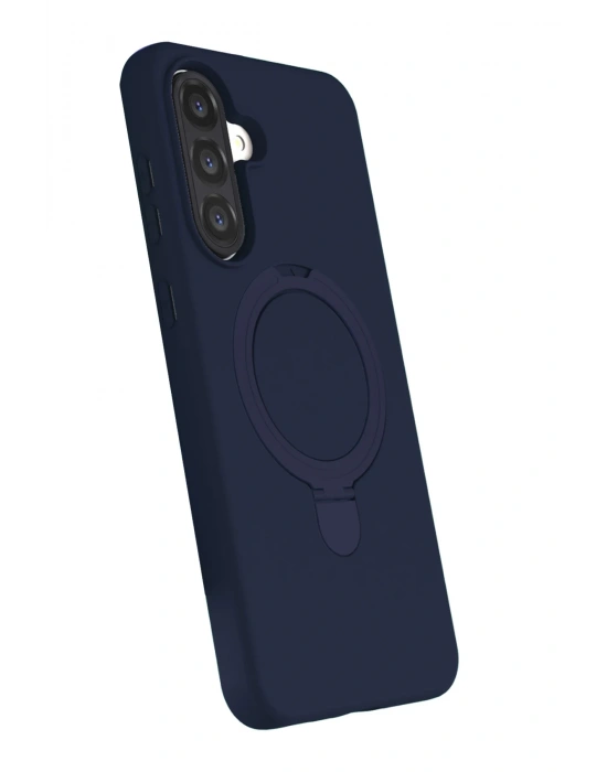 Newface Samsung Galaxy A26 Regal Magsafe Standlı Kapak - Lacivert