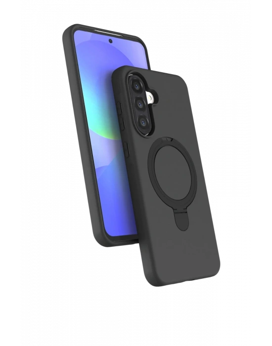 Newface Samsung Galaxy A26 Regal Magsafe Standlı Kapak - Siyah