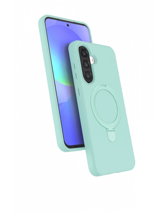 Newface Samsung Galaxy A26 Regal Magsafe Standlı Kapak - Su Yeşili