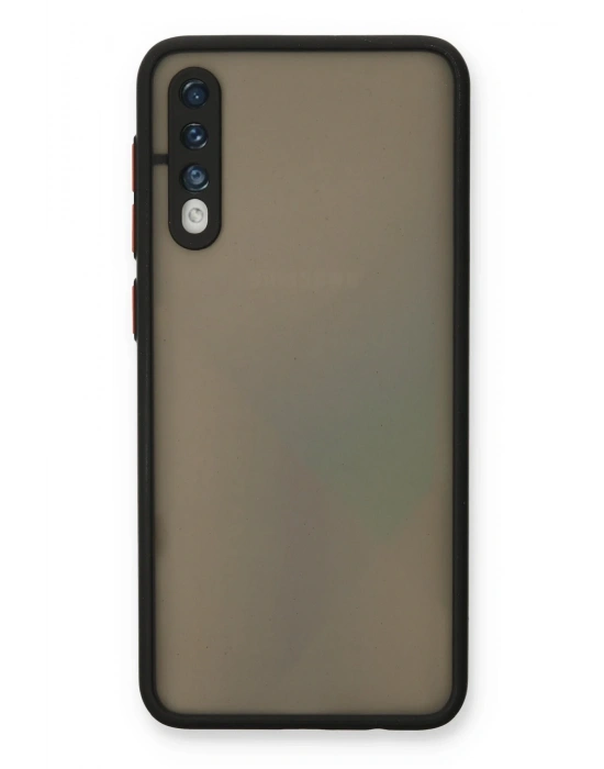 Newface Samsung Galaxy A30S Kılıf Montreal Silikon Kapak - Siyah