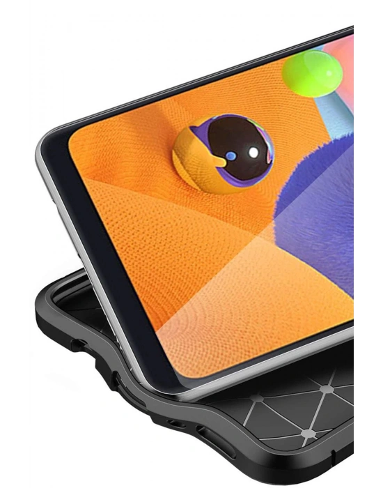 Newface Samsung Galaxy A31 Kılıf Auto Focus Kapak - Kırmızı