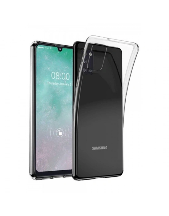 Newface Samsung Galaxy A31 Kılıf Lüx Şeffaf Silikon
