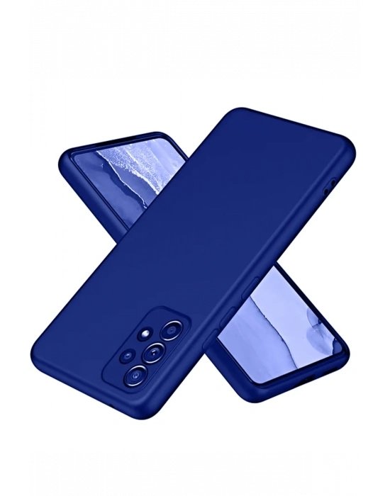 Newface Samsung Galaxy A32 Kılıf First Silikon - Lacivert