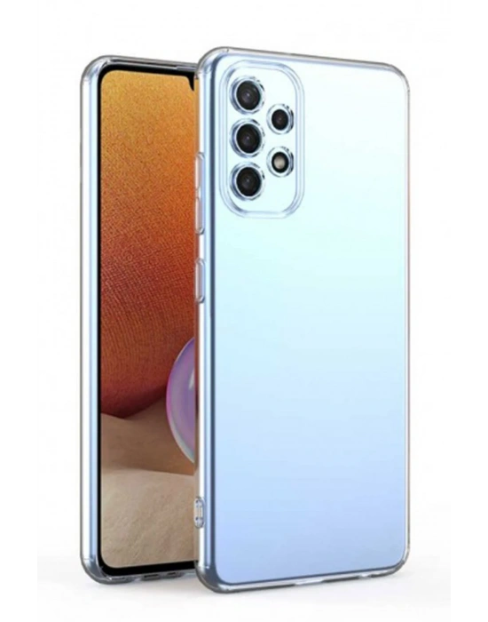 Newface Samsung Galaxy A32 Kılıf Lüx Şeffaf Silikon
