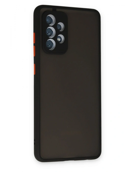 Newface Samsung Galaxy A32 Kılıf Montreal Silikon Kapak - Siyah