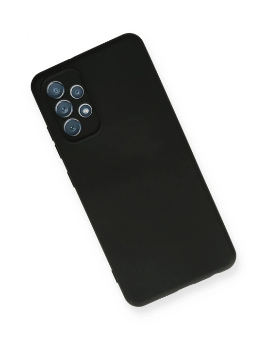 Newface Samsung Galaxy A32 Kılıf Nano içi Kadife Silikon - Siyah