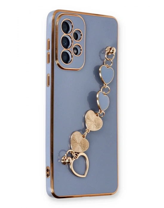 Newface Samsung Galaxy A33 5G Kılıf Esila Silikon - Gri