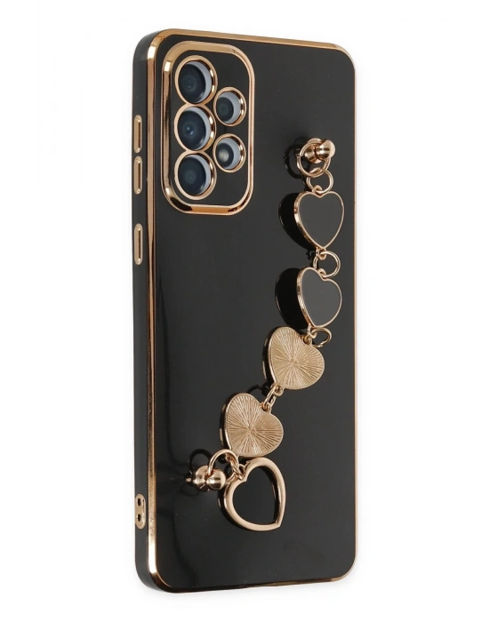 Newface Samsung Galaxy A33 5G Kılıf Esila Silikon - Siyah