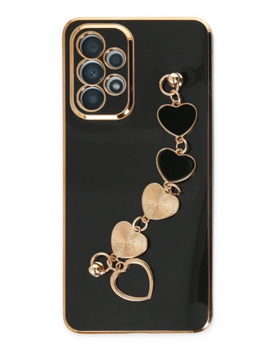 Newface Samsung Galaxy A33 5G Kılıf Esila Silikon - Siyah