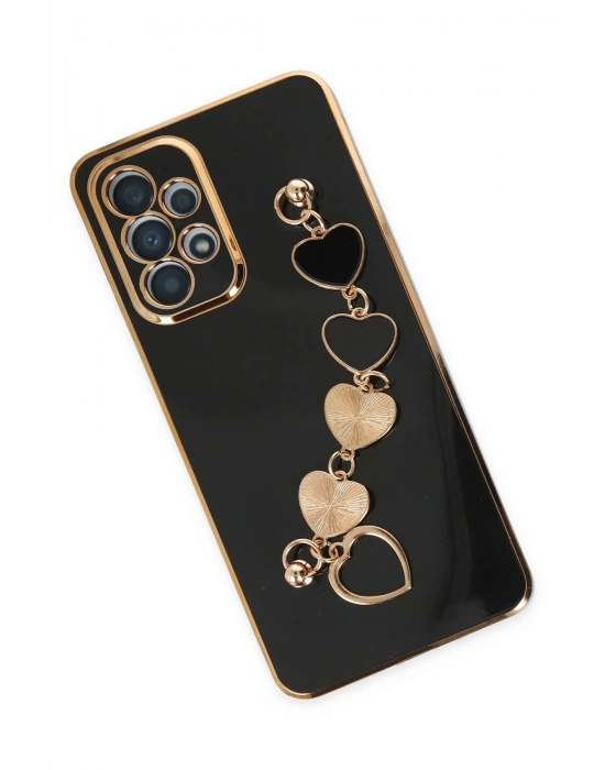 Newface Samsung Galaxy A33 5G Kılıf Esila Silikon - Siyah