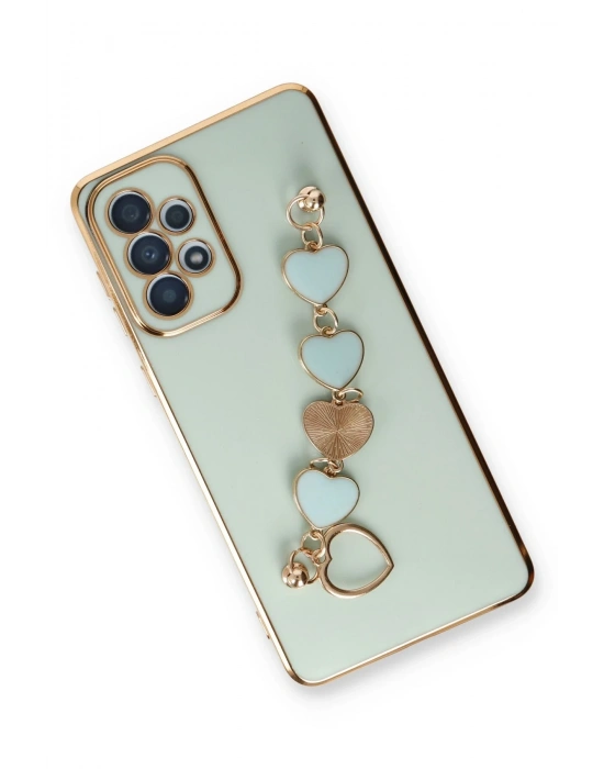 Newface Samsung Galaxy A33 5G Kılıf Esila Silikon - Su Yeşili