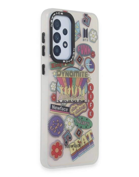 Newface Samsung Galaxy A33 5G Kılıf Estoril Desenli Kapak - Estoril - 14