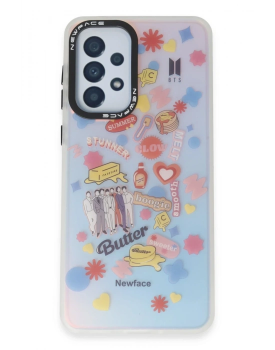 Newface Samsung Galaxy A33 5G Kılıf Estoril Desenli Kapak - Estoril - 16