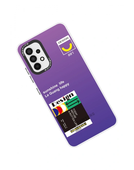 Newface Samsung Galaxy A33 5G Kılıf Estoril Desenli Kapak - Estoril - 4