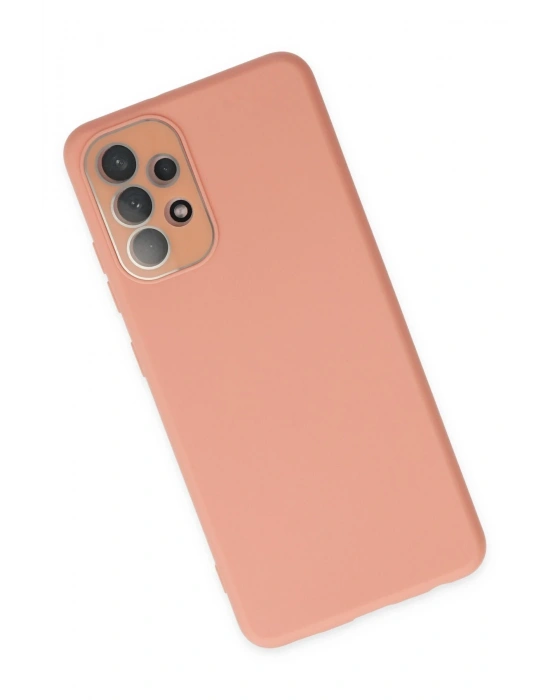 Newface Samsung Galaxy A33 5G Kılıf Lansman Glass Kapak - Pembe