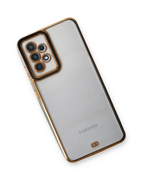 Newface Samsung Galaxy A33 5G Kılıf Liva Lens Silikon - Siyah