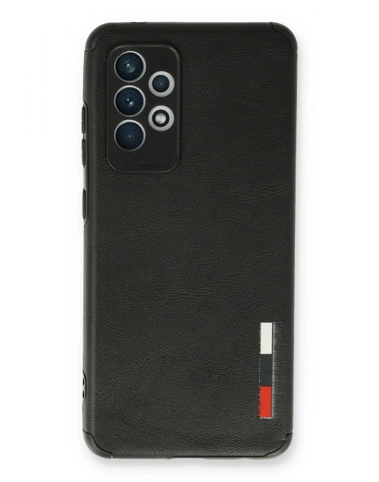 Newface Samsung Galaxy A33 5G Kılıf Loop Deri Silikon - Siyah