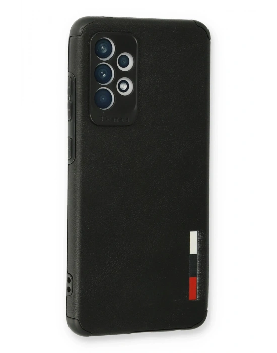 Newface Samsung Galaxy A33 5G Kılıf Loop Deri Silikon - Siyah