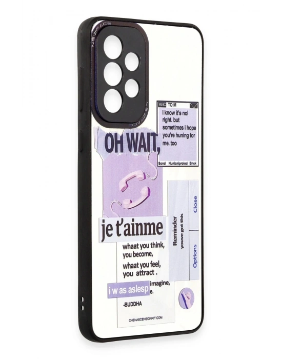 Newface Samsung Galaxy A33 5G Kılıf Mirror Desenli Kapak - Mirror - 4