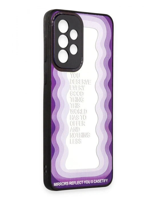 Newface Samsung Galaxy A33 5G Kılıf Mirror Desenli Kapak - Mirror - 5