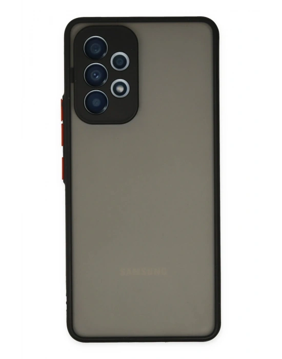 Newface Samsung Galaxy A33 5G Kılıf Montreal Silikon Kapak - Siyah