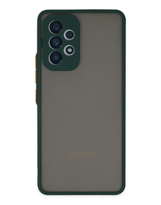 Newface Samsung Galaxy A33 5G Kılıf Montreal Silikon Kapak - Yeşil