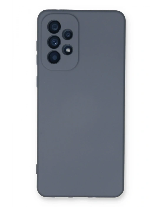 Newface Samsung Galaxy A33 5G Kılıf Nano içi Kadife Silikon - Gri