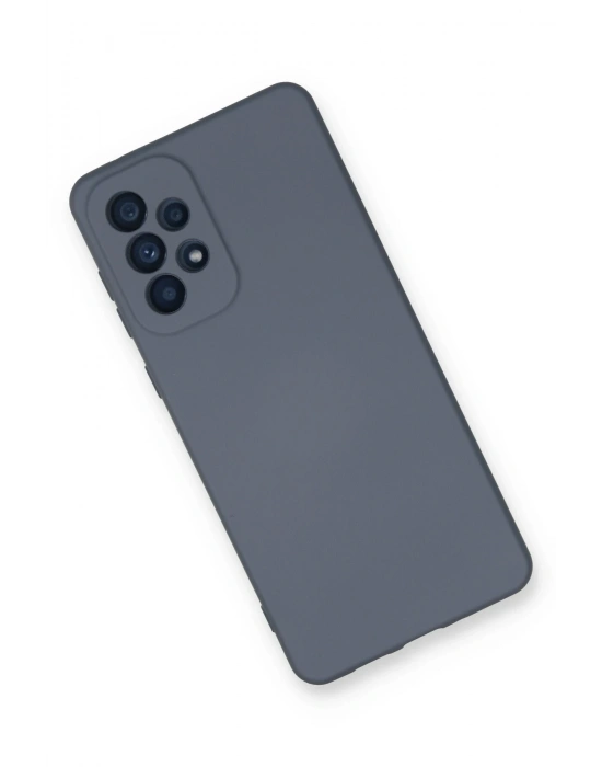 Newface Samsung Galaxy A33 5G Kılıf Nano içi Kadife Silikon - Gri