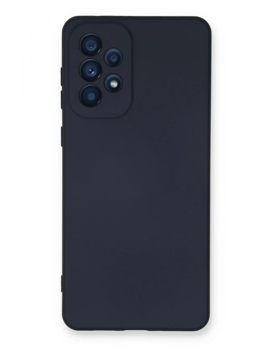 Newface Samsung Galaxy A33 5G Kılıf Nano içi Kadife Silikon - Lacivert