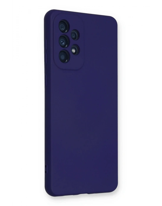 Newface Samsung Galaxy A33 5G Kılıf Nano içi Kadife Silikon - Mor