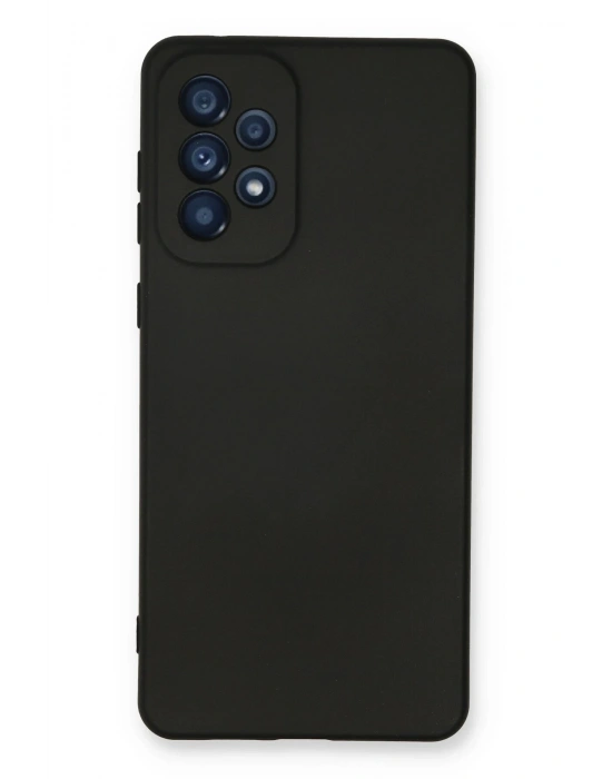 Newface Samsung Galaxy A33 5G Kılıf Nano içi Kadife Silikon - Siyah
