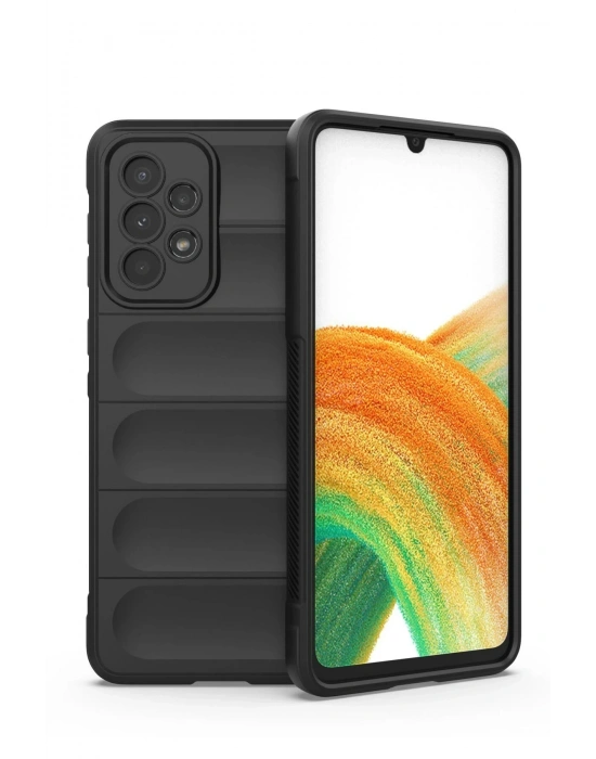 Newface Samsung Galaxy A33 5G Kılıf Optimum Silikon - Siyah