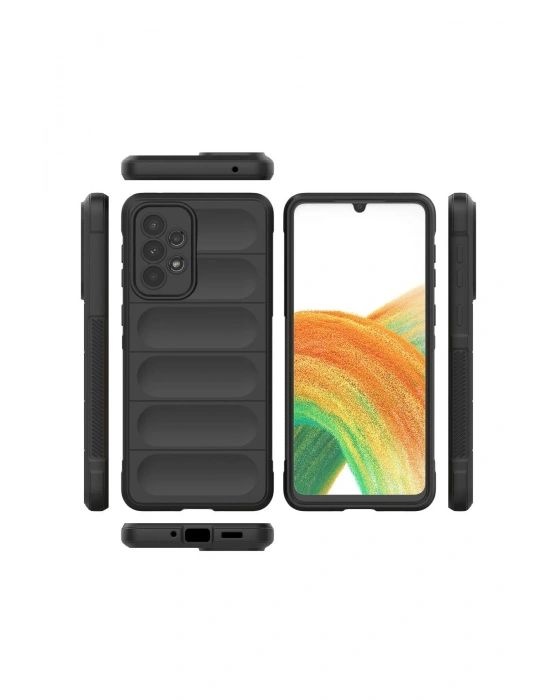 Newface Samsung Galaxy A33 5G Kılıf Optimum Silikon - Siyah