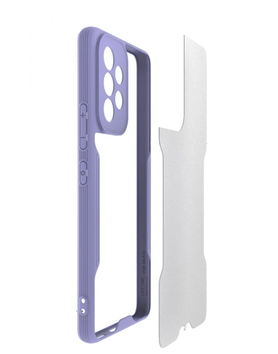 Newface Samsung Galaxy A33 5G Kılıf Platin Silikon - Siyah