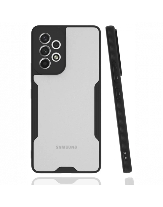 Newface Samsung Galaxy A33 5G Kılıf Platin Silikon - Siyah