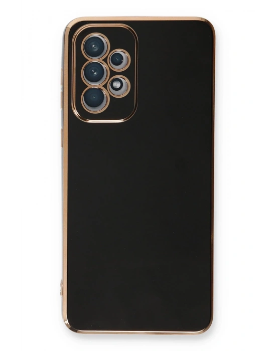 Newface Samsung Galaxy A33 5G Kılıf Volet Silikon - Siyah