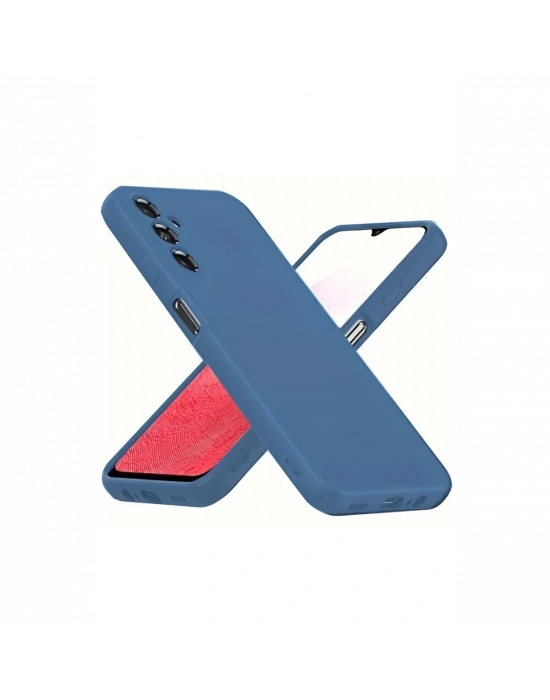 Newface Samsung Galaxy A34 5G Kılıf First Silikon - Mavi