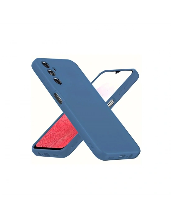 Newface Samsung Galaxy A34 5G Kılıf First Silikon - Mavi