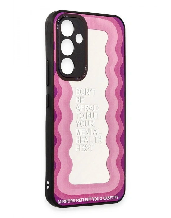Newface Samsung Galaxy A34 5G Kılıf Mirror Desenli Kapak - Mirror - 11
